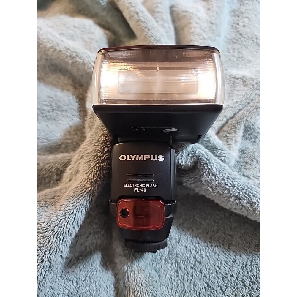 Olympus FL-40 TTL Speedlite Digital Flash for OLYMPUS OM Shoe Mount Japan Tested